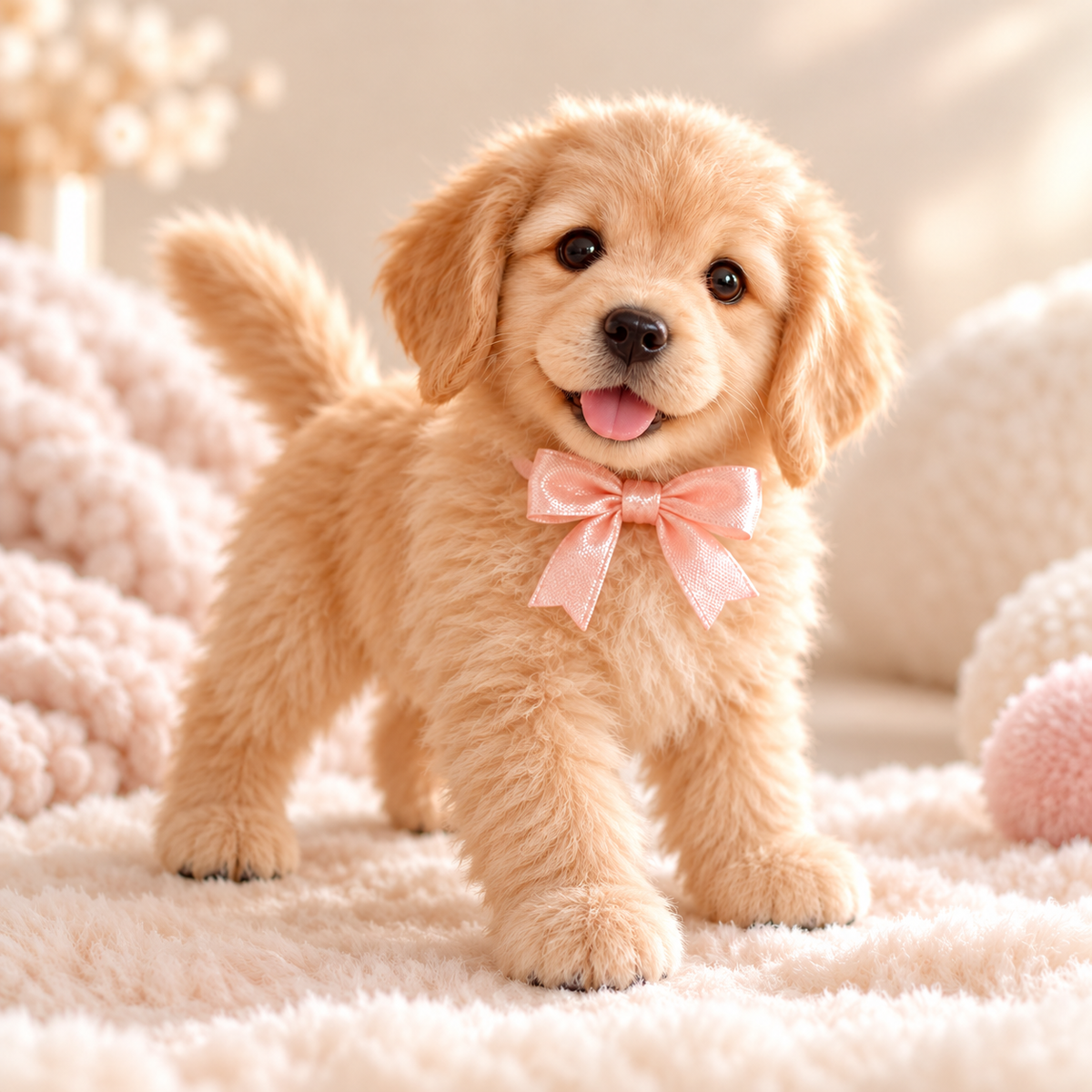 🎄 49% OFF – Golden Buddy™ Realistic Robot Golden Retriever Puppy