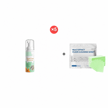 🔥Limited Time Promotion 50% OFF🔥Waterless Carpet Foam Stain Remover with Towel