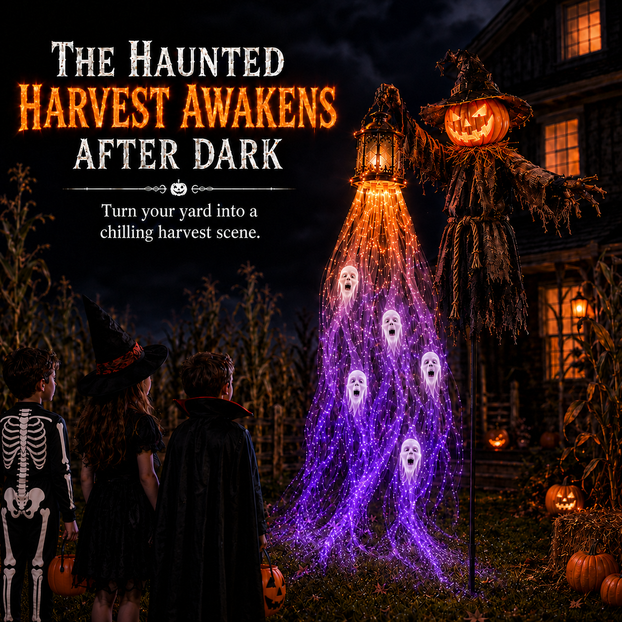 🔥 Today Only: 49% OFF 🔥Animated Halloween Soul Harvester Garden Light Collection💀