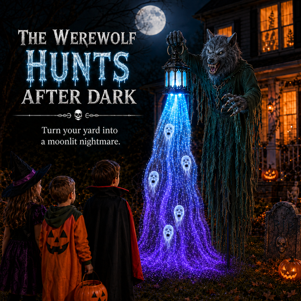Werewolf Halloween decoration