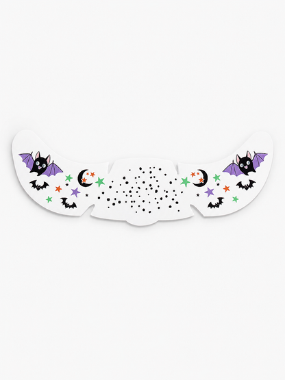 🔥Hot Sale - 50% OFF🔥🎃 Halloween Style ✨ Pumpkin, Bat & Moon Temporary Face Tattoo Stickers for Spooky Party Looks