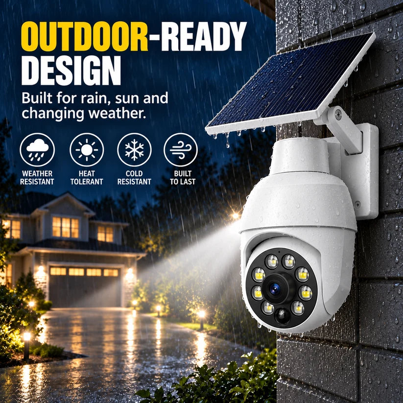 ⏰Final 6 Hours Sale 50% OFF🔥 - Solar-Powered Simulated Surveillance Camera Street Light
