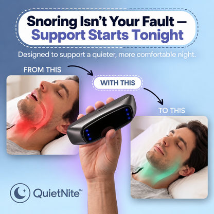 😴 2026 Sleep Sale – 50% OFF | Smart Snore Response Neckband – Gentle Vibration Sleep Support
