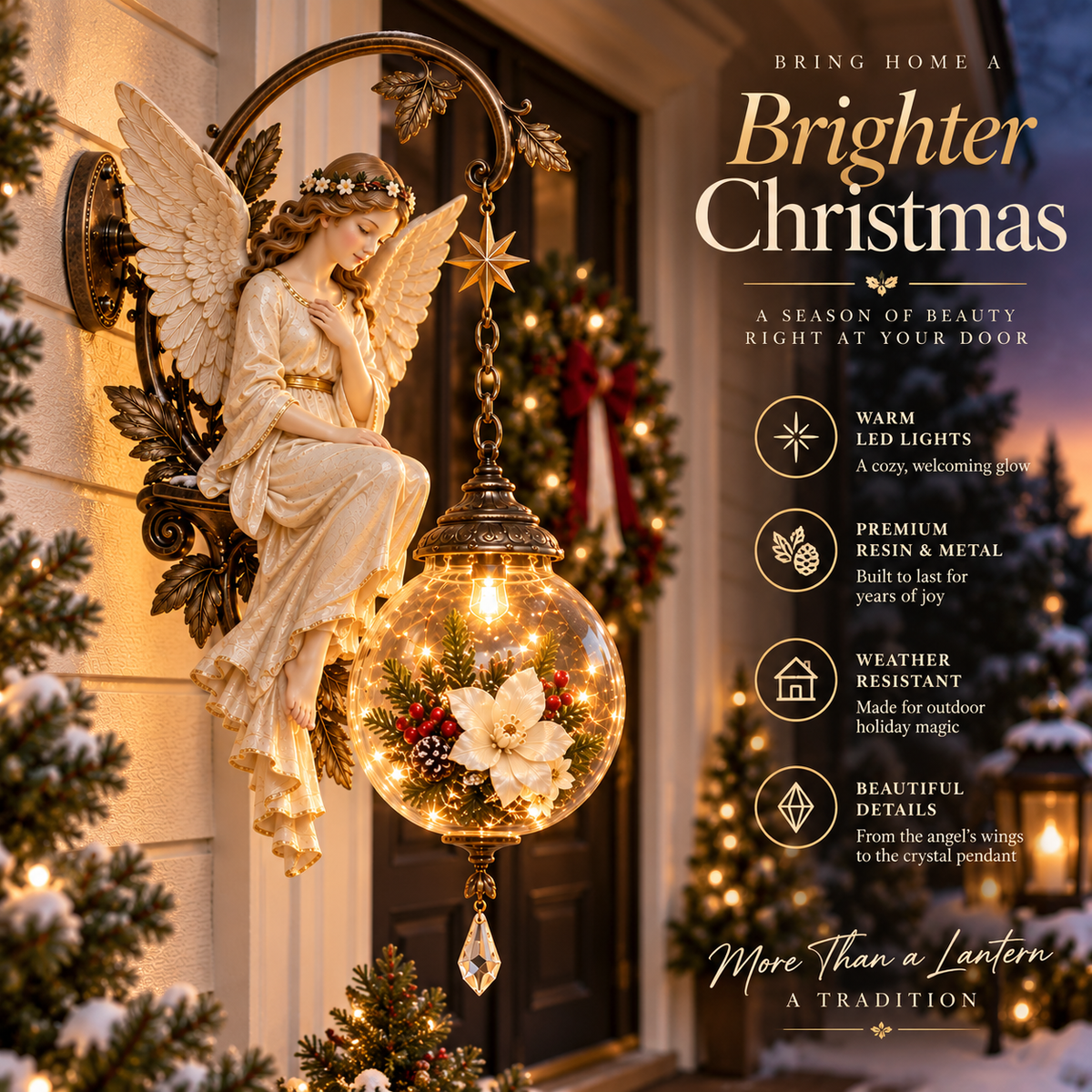 ⏰ Limited Stock 50% OFF – 👼✨ Heavenly Guardian Angel Lantern™ – A Gentle Light of Faith & Home