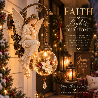 ⏰ Limited Stock 50% OFF – 👼✨ Heavenly Guardian Angel Lantern™ – A Gentle Light of Faith & Home