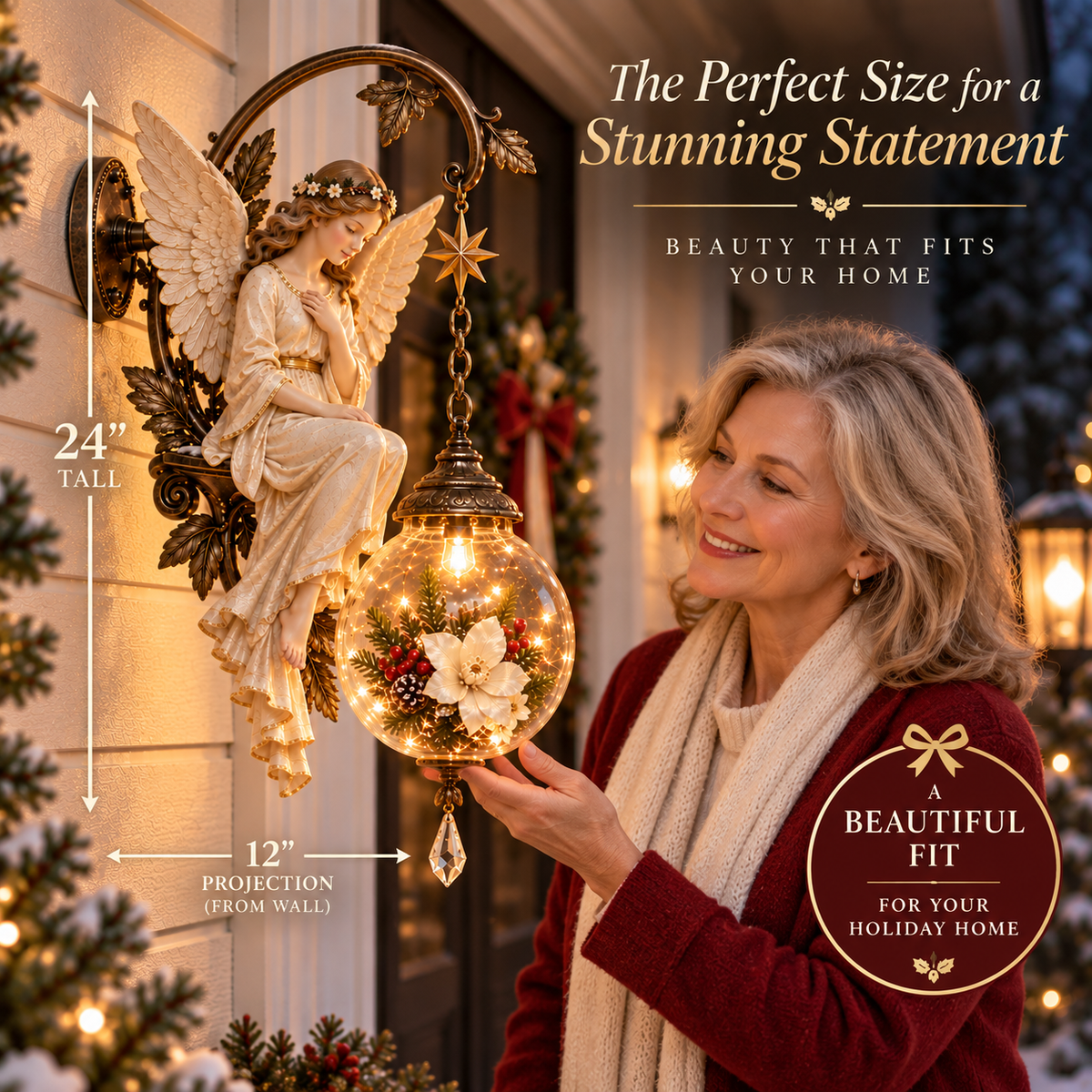 ⏰ Limited Stock 50% OFF – 👼✨ Heavenly Guardian Angel Lantern™ – A Gentle Light of Faith & Home