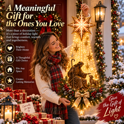 🎄 Christmas Hot Sale – 49% OFF ✨ The Good Shepherd Starfall Light™ – His Light Still Finds You