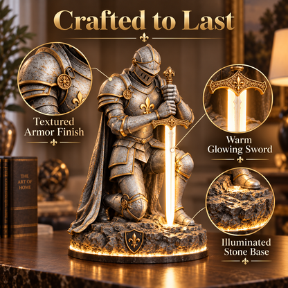 👑 The King’s Last Guardian™ – Illuminated Knight of Honor | A Glowing Oath That Never Breaks