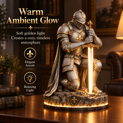 👑 The King’s Last Guardian™ – Illuminated Knight of Honor | A Glowing Oath That Never Breaks