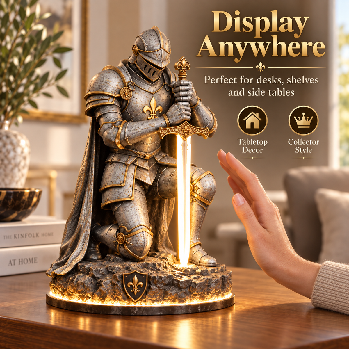 👑 The King’s Last Guardian™ – Illuminated Knight of Honor | A Glowing Oath That Never Breaks