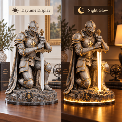 👑 The King’s Last Guardian™ – Illuminated Knight of Honor | A Glowing Oath That Never Breaks