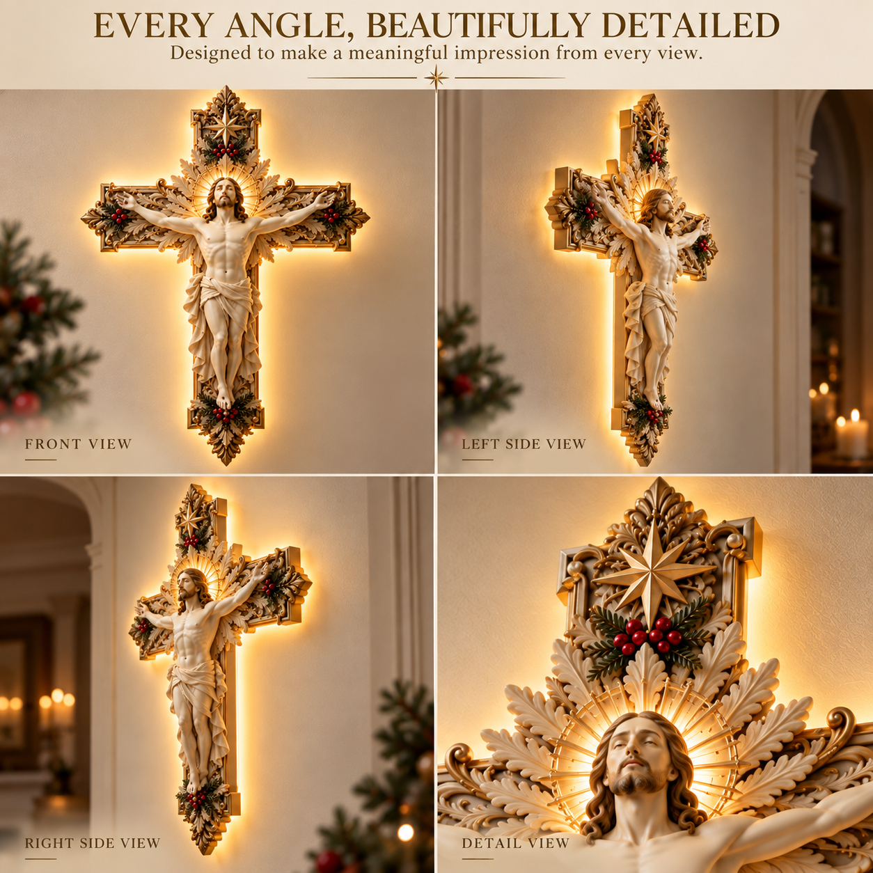 Holy Light Cross multiple viewing angles