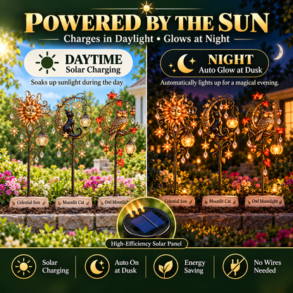 ✨ Whispers in the Wind™ – Enchanted Solar Garden Stake Collection