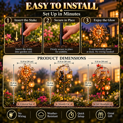 ✨ Whispers in the Wind™ – Enchanted Solar Garden Stake Collection