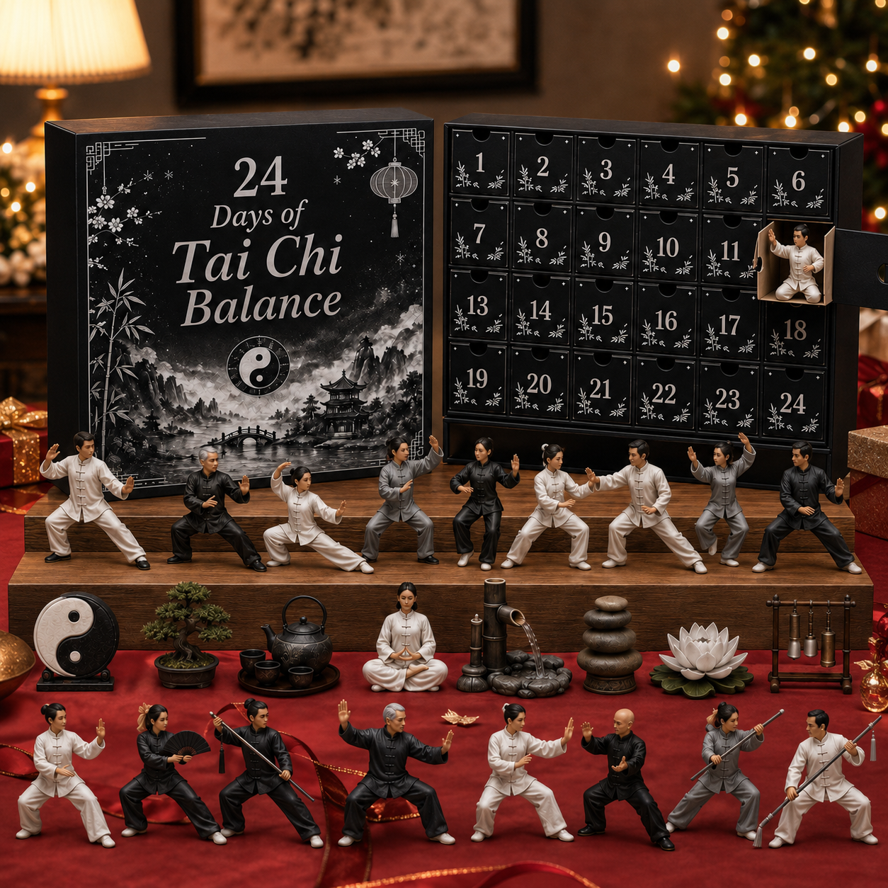 Tai Chi Balance countdown displayed for the holiday season