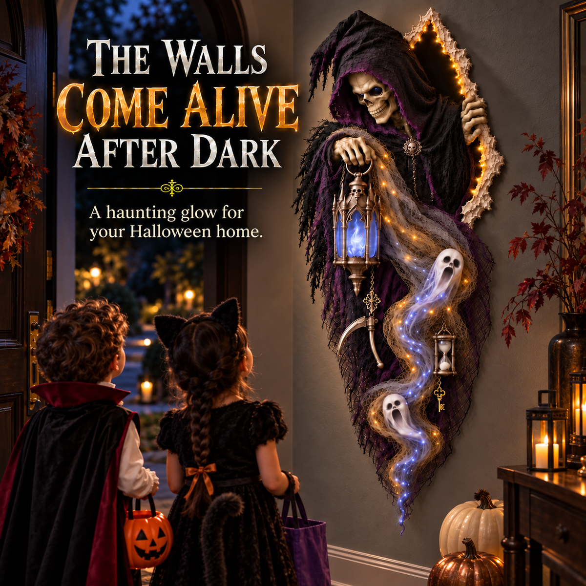 🎃 Halloween Hot Sale – Enchanted Witch Wall Light™ – Watch the Witch Come Alive on Your Wall