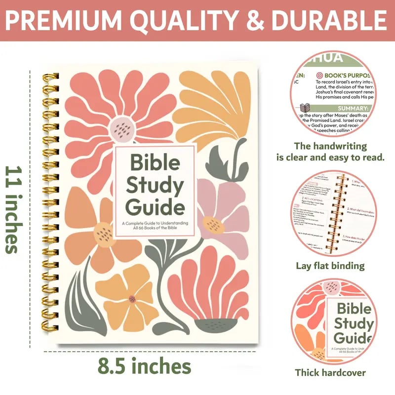 🔥Last Day 50% OFF - ✝️📚Bible Study Guide for Women & Men: A Complete Guide to Understanding All 66 Books of the Bible
