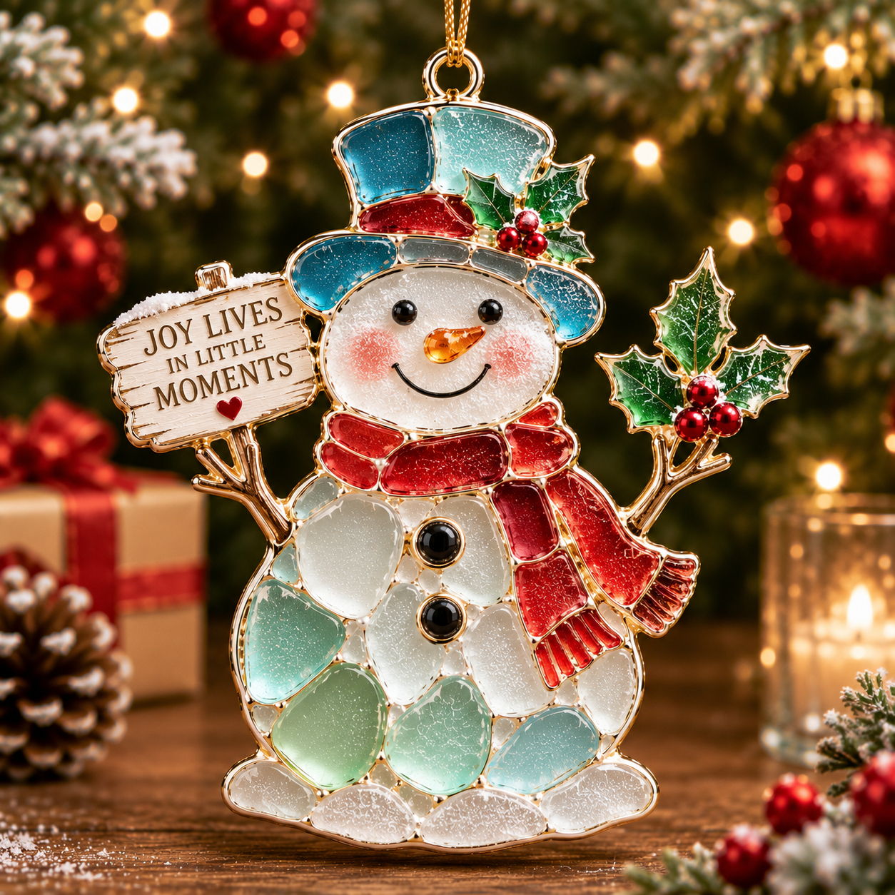 🔥Last day with huge discounts!🎄 Sea Glass Christmas Blessing Ornaments