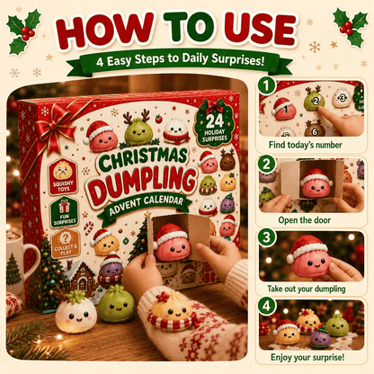 🔥Last day with huge discounts!– 🎄🥟24 Days of Squishy Christmas Surprises