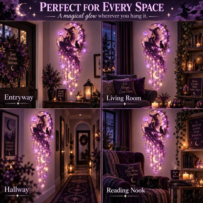 🧙‍♀️✨ Witch Moon Starfall Wall Light™ – Turn Any Empty Wall Into Witchy Magic