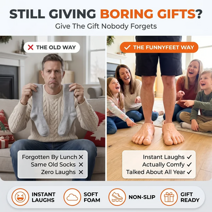 🔥 Last Day 60% OFF – Barefoot Prank Slippers