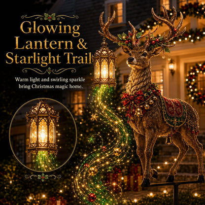 ✨ Light-Up Christmas Reindeer Yard Stake 🦌 – A Magical Holiday Centerpiece for Your Lawn