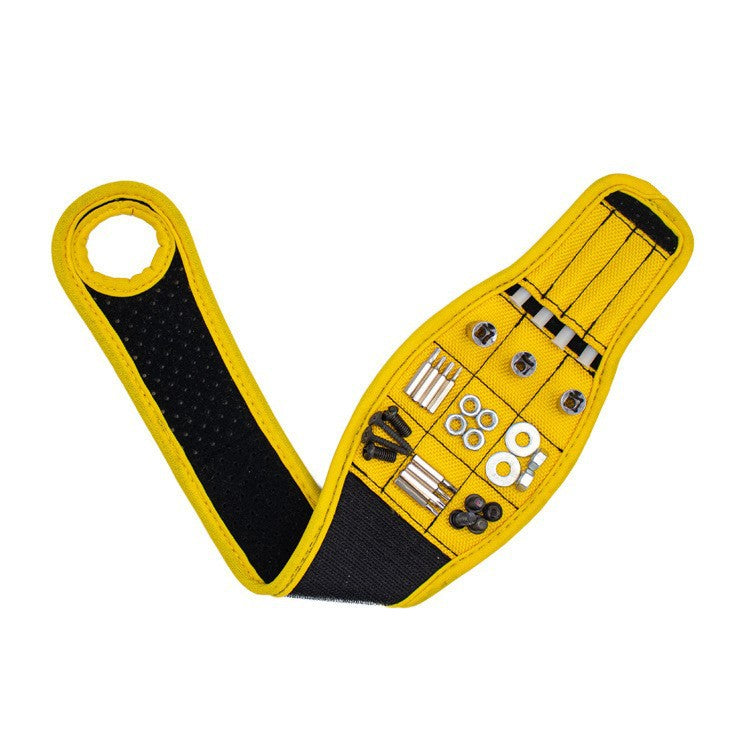 🧲 Magnetic Tool Wristband – Hands-Free Holder for Screws, Bits, Nuts & Bolts
