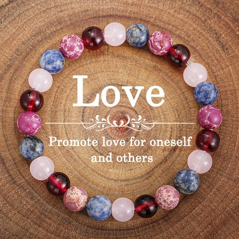 🎁 48% OFF! ⏰ 2026 Sale — Over 19,800 Sold!  Natural Stone Bead Bracelet – Gradient Glow, Grounded Vibes ✨