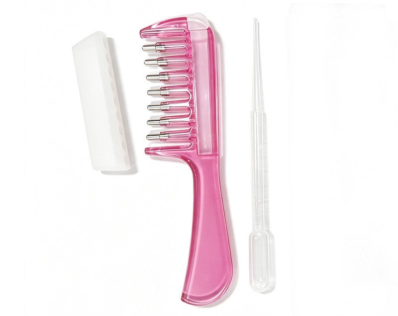 💧Refillable Scalp Oil Applicator Comb – Evenly applies serum to the roots.