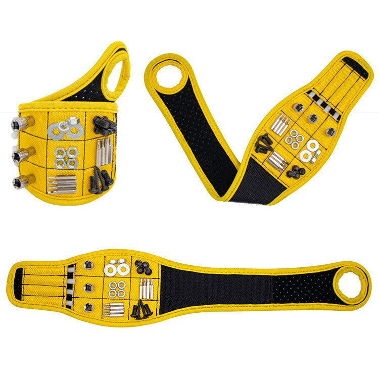 🧲 Magnetic Tool Wristband – Hands-Free Holder for Screws, Bits, Nuts & Bolts