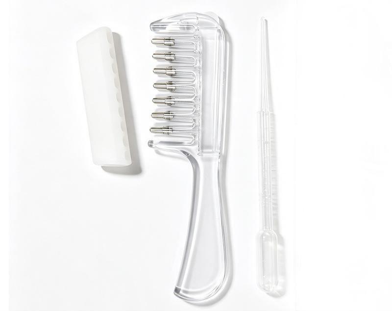 💧Refillable Scalp Oil Applicator Comb – Evenly applies serum to the roots.
