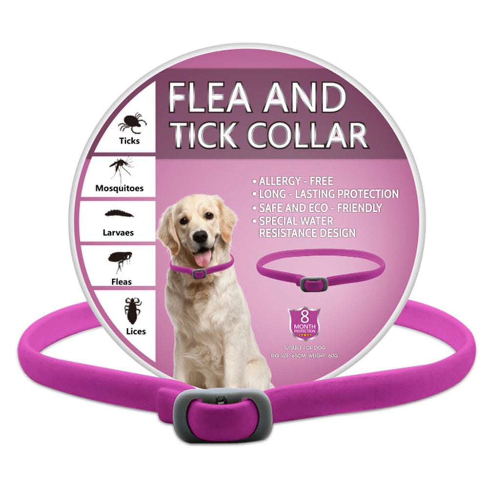 🥳2026 HOT SALE🌿🛡️ Natural Essential Oil Pet Collar – 8‑month flea & tick protection. Plant‑based, no harsh chemicals. Safe for dogs & cats! 🐾✨