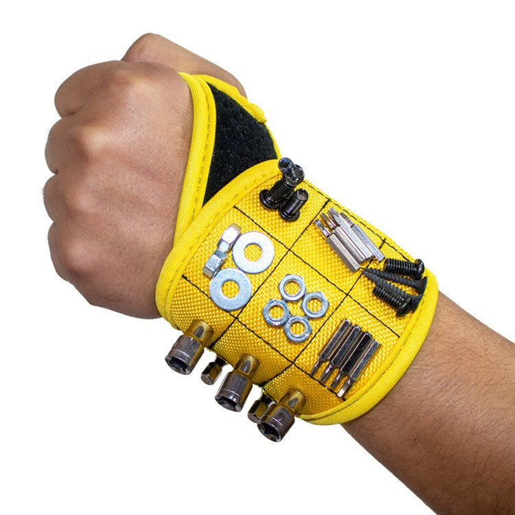 🧲 Magnetic Tool Wristband – Hands-Free Holder for Screws, Bits, Nuts & Bolts