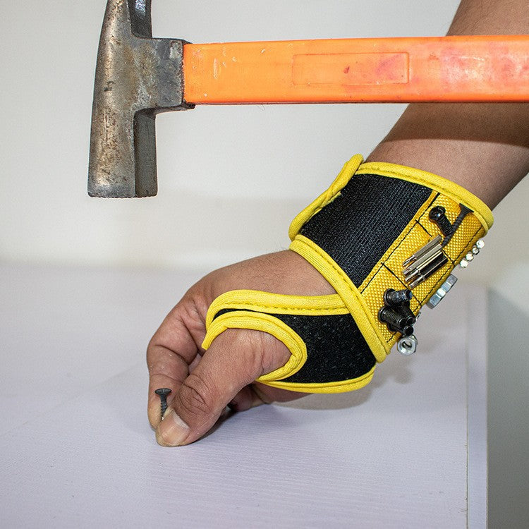 🧲 Magnetic Tool Wristband – Hands-Free Holder for Screws, Bits, Nuts & Bolts