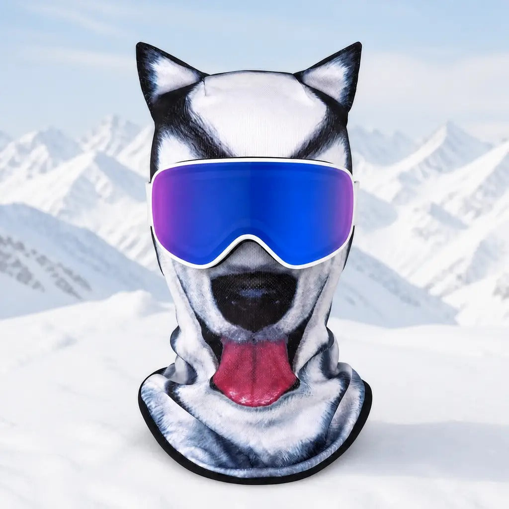 ❄️ Winter Hot Sale – WildFace™ Animal Ski Balaclava – Warm Fleece Mask That Makes Everyone Look Twice