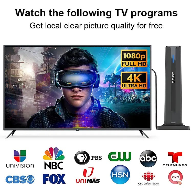 📺 Cut The Cable Bill – Indoor Digital TV Antenna for Local HD Channels