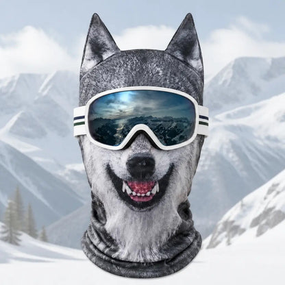 ❄️ Winter Hot Sale – WildFace™ Animal Ski Balaclava – Warm Fleece Mask That Makes Everyone Look Twice