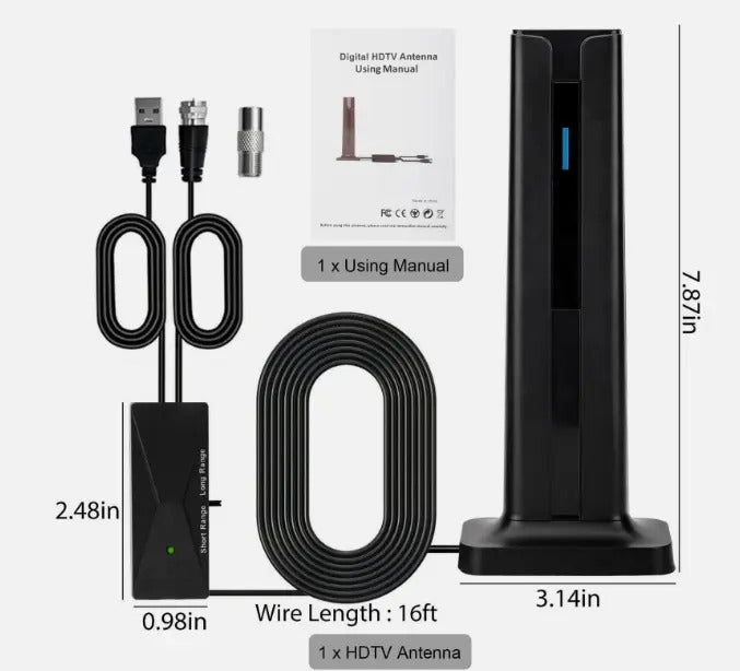 📺 Cut The Cable Bill – Indoor Digital TV Antenna for Local HD Channels