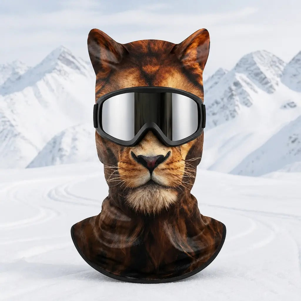 ❄️ Winter Hot Sale – WildFace™ Animal Ski Balaclava – Warm Fleece Mask That Makes Everyone Look Twice