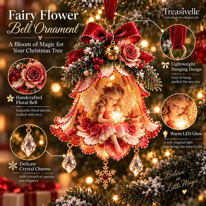 🎄 Christmas Hot Sale - 50% OFF🧚‍♀️✨ Enchanted Fairy Bell Christmas Ornament