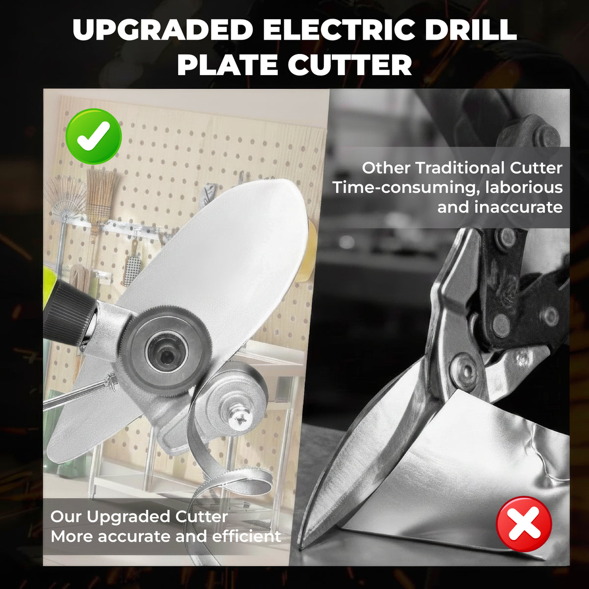 ⚙️ MetalCut Pro™ Drill Nibbler Attachment – Turn Your Drill Into a Fast Sheet-Metal Cutter