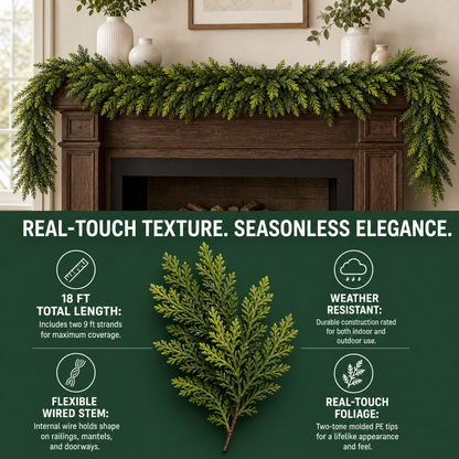 Selova Cedar Garland Set