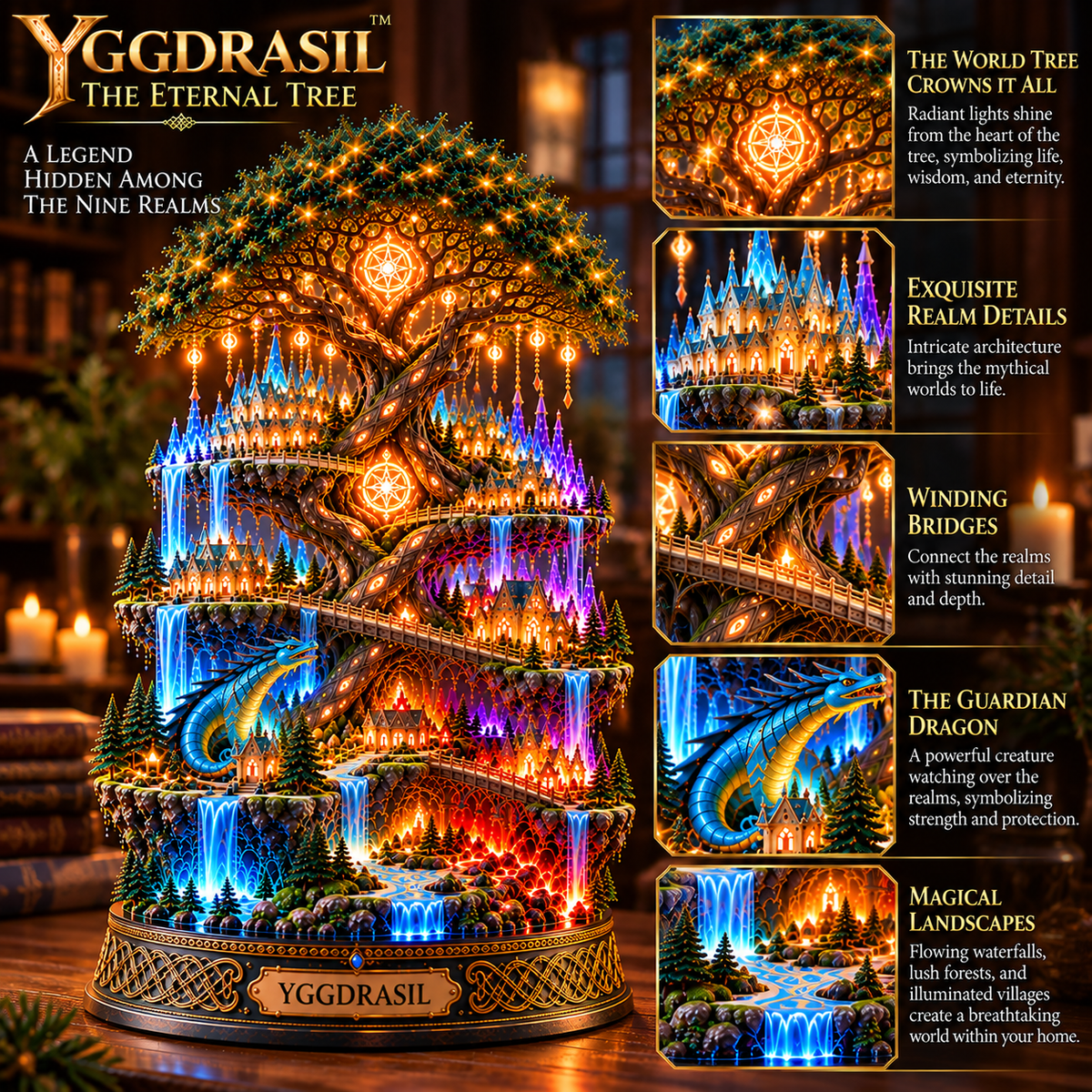 Yggdrasil Eternal Tree — the guardian dragon