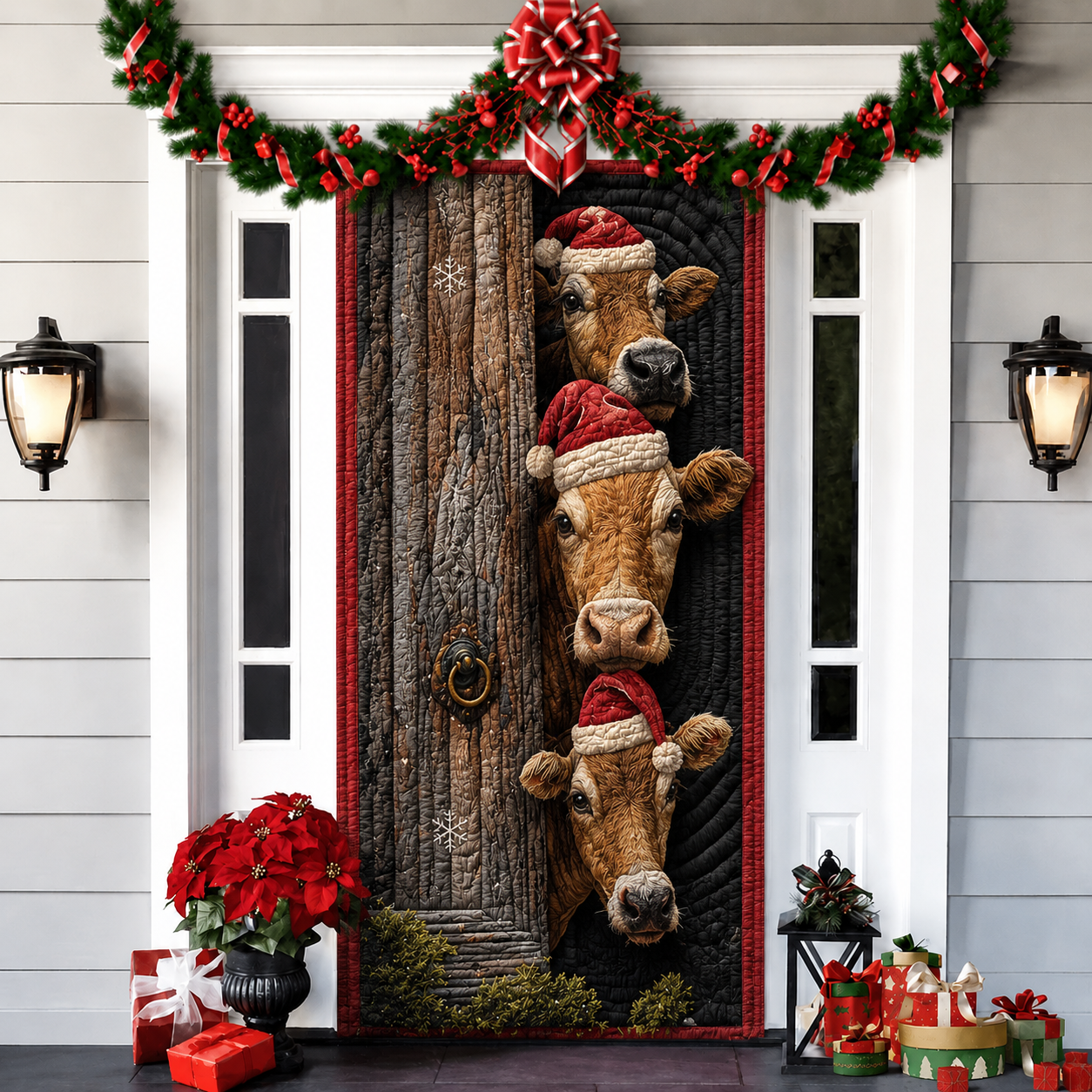 Last day 50% OFF🌟2026 3D Christmas front door decoration