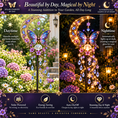 🦋 Butterfly Moonlight Cascade™ – Turn Your Garden Into a Glowing Moonlit Dream