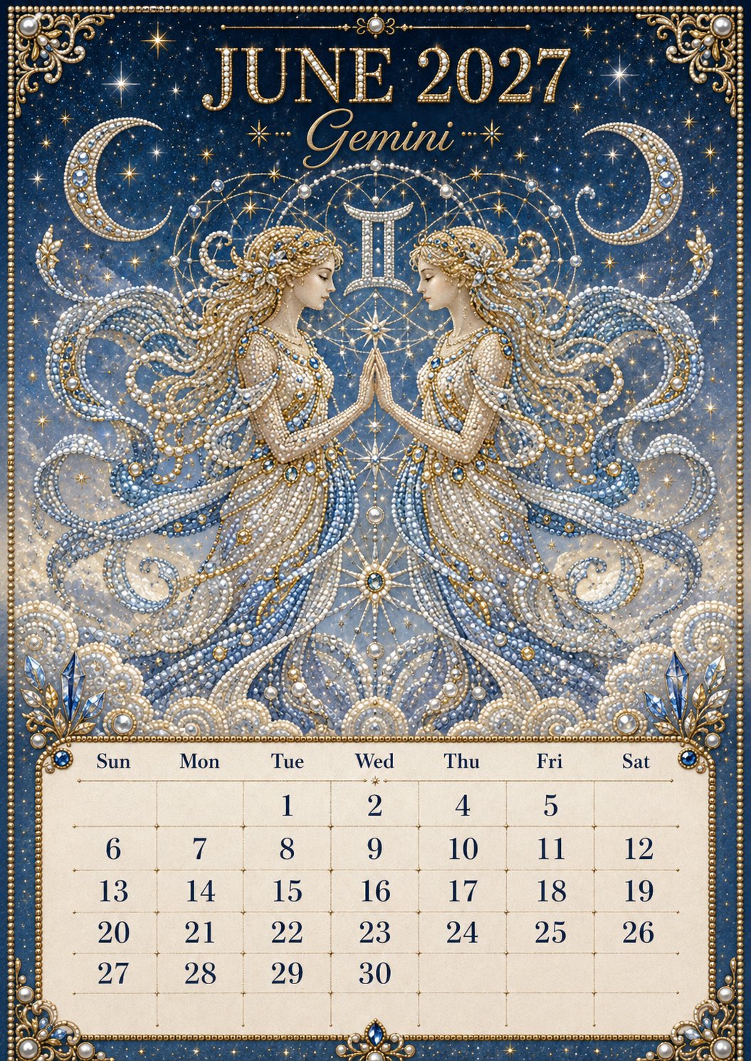 ⏳ Last Day 49% OFF – 🌙 Beginner-Friendly 2027 Twelve Zodiac Bead Art Calendar Kit | Complete Kit with Zodiac Design Base, Decorative Beads & Step-by-Step Guide Included 💕