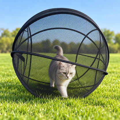 🐱 Pop Up Cat Playpen | 32-Inch Breathable Mesh Enclosure for Indoor & Outdoor Use 🌿