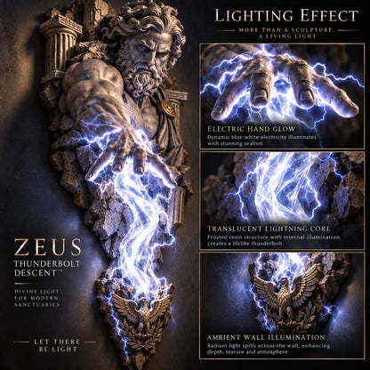 ⏰ Limited Stock 49% OFF — Mythological Gods Illuminated Wall Sculpture Collection™ ⚡