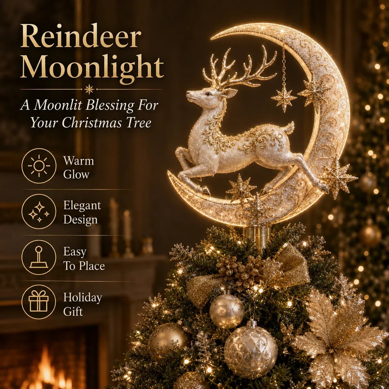🎄Lighted Memorial Christmas Tree Topper Collection
