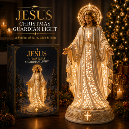 🎄 Jesus Christmas Guardian Light ✨ – A Beautiful Symbol of Faith, Love & Hope
